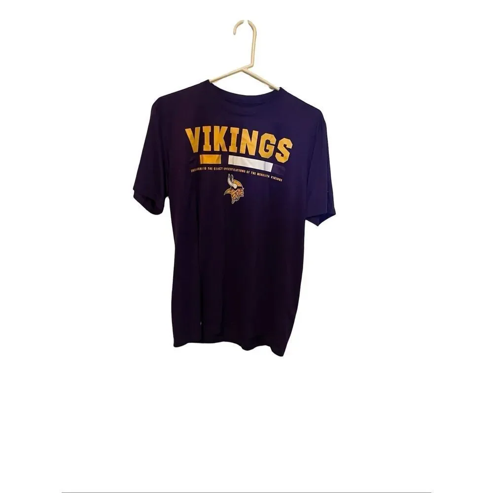 Nike Purple Dri-Fit NFL Minnesota Vikings Short Sleeve Training T-Shirt Large